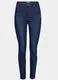 Dunkelblaue High Waist Skinny Jeans