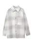 Grau karierte Button Down Hemden image