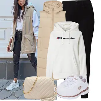 tenues avec Blanc/Doré Chaussure de Tennis/Chaussure de Gym/Chaussure de Fitness/Chaussure de Entraînement/Chaussure de Jogging/Chaussure Confortable/Basket Fine/Chaussure de santé/Baskets d'été/Chaussure de Marche Skechers "Tenue d'automne"