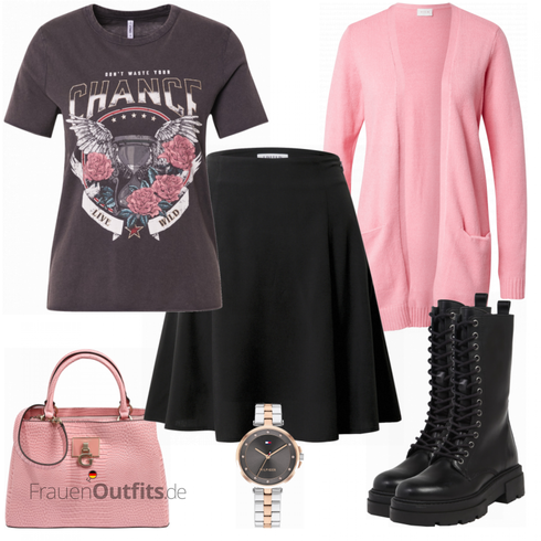 Schwarz/Dunkelgrau A-Linien-Rock/Christlicher Rock/Tellerrock/Ausgestellter Rock/Moderne Rock/Unisex Rock/Winterröcke/Woll Rock Edited kombinieren