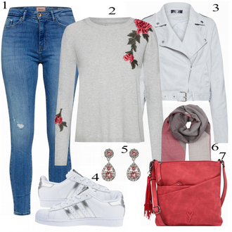 Outfit s Hnědá/Růžová Kašmírový Svetr/Svetr z Jemné Pleteniny/Žakárový Svetr/Kašmírový Svetr/Svetr Niki/Svetr na kojení/Potisknout Svetr/Svetr s Kulatým Výstřihem/Vintage svetr/Vlněný Svetr/Svetr s límečkem/Svetr Carmen Only "Only Svetr"