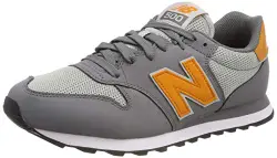 New Balance Herren 500 Sneaker, Grau (Castlerock/Rain Cloud/Desert Gold Scg), 42.5 EU