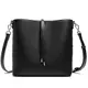 Leder Handtasche Damen Schultertaschen Hobo Taschen Designer Umhängetasche Schwarz