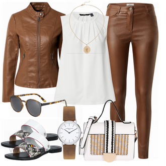 Outfit met rood Broek Soyaconcept "Opvallende Business Outfit"
