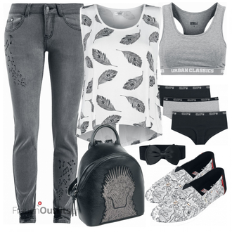 Outfit mit Blau Rucksack Game of Thrones "Outfit für die Freizeit"