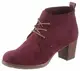 MARCO TOZZI Ankleboots bronze / rotviolett