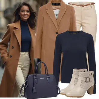 Business Outfits Sportlich mit Dunkelblau 2-in-1 Pullover/Rundhals Pullover/Basic Pullover/Einfacher Pullover/Kaschmir Pullover/Rollkragenpullover/Feinstrickpullover/Pullover mit Stehkragen JdY, Dunkelblau/Blau Laptoptasche/Tragetasche/Schulranzen/Businesstasche/Tasche Büro david jones "Modisches Winter Outfit"Look: Schlichte, Edel, Elegant, Classic, Nahtlos, Workwear, Casual, Smart Casual, Preppy, Sportlich, Indoor, Softgirl, Vintage, Premium, Glamourös, Waage