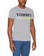 Tommy Jeans Herren Essential Logo T-Shirt, Grau (Lt Grey Htr 038), Small