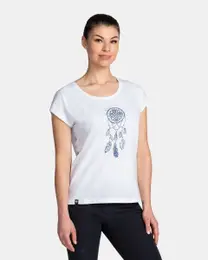 Women's cotton T-shirt ROANE-W White