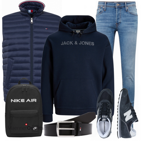 Blau Große Größe Tommy Hilfiger kombinieren
