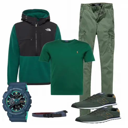 Grün Schuh Sneaker New Balance kombinieren