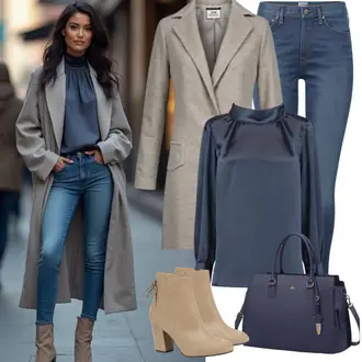 Office Outfits Žiema su Tamsiai mėlyna/Tamsiai raudona/Violetinė/Mėlyna/Juoda Ilgomis Rankovėmis Bliuzas/Marškinėlis Ir Palaidinė/Sportiška Palaidinė/Vyrų odinė striukė Tally Weijl, Bežas/Ruda/Haki Boucle Paltas/Kašmyro Paltas/Loden paltas/Ilgas paltas/Midi Paltas/Oversize Paltas/Teddy Paltas/Vintage Paltas/Vilninis Fliso Paltas/Vilnonis Žieminis Paltas Freaky Nation, Juoda/Bežas/Balta Platus Batas/Ilgas Batas/Batas Iki Kelių/Batas Ant Kelių/Aukštakulnis Batas Kazar "Madingas Pavasario Apranga"