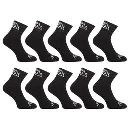 10PACK ankle socks black