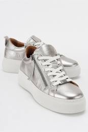 ALLIE Platinum Genuine Leather Women's Sneakers