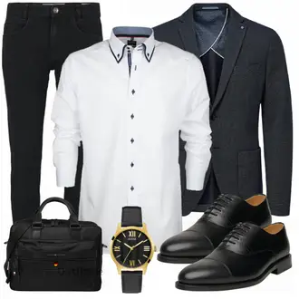 Business Outfits mit Weiß Jeans Tom Tailor "Buro Outfit"