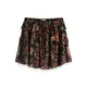 Scotch & Soda Maison Damen Printed Skirt with Ruffles Rock, Mehrfarbig (Combo H 0587), Medium (Herstellergröße: M)