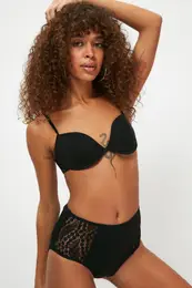 Bikini Bottom - Black - Plain