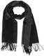 HUGO Herren Unisex Z-471 Unisex-Schal aus Woll-Mix mit Logo Dunkelgrau Stck