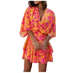 Geschenke Für Frauen Strickkleid Damen, Kleider Für Hochzeitsgäste Knielang Cos Kleid Pulloverkleid Musselin Kleid Jacke Für Abendkleid Kleider Und Röcke Leichte Herbstkleider (Heißes Rosa-2, M)