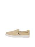 Beige Turnschuhe ohne Schnürsenkel im SALE image