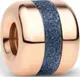 BERING Charm dunkelblau / rosegold