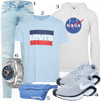 outfit mit Siva Plašč Mister Tee "Priložnostna oblačila"