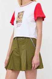 Kratke hlae MAX&Co. Supermax x Superga enske, zelena barva