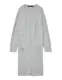 VERO MODA CURVE Damen VMDOFFY LS Long Open Cardi GA NOOS CUR Strickjacke, Light Grey Melange, 42-70 Größen
