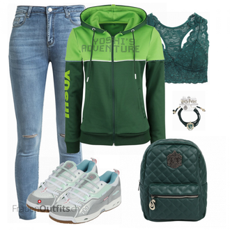 Outfit mit Grün Super Mario "Cooles Outfit"