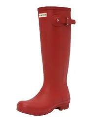 HUNTER Gummistiefel rot / wei
