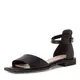 Tamaris Damen 1-1-28142-28 Flache Sandale, BLK Leath. Uni, 38 EU