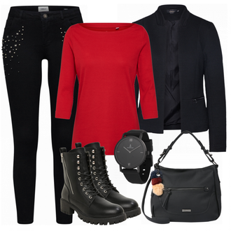 Winter Outfits met rood ESPRIT "Mooie meisjes"