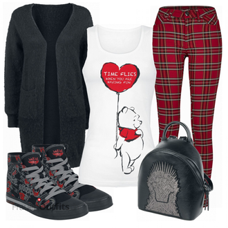 Outfit mit Blau Rucksack Game of Thrones "Outfit fr den Fun"
