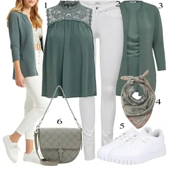 tenues avec Gris Écharpe/Foulard Pull&Bear "tenues parfaite"