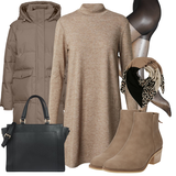 Dlouhé Zimní Kabáty na Jízdu na Koní Outfity image