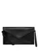 HALLHUBER Kuvert-Clutch im Metallic-Look schwarz