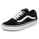 Vans Unisex Old Skool Classic Suede/Canvas Sneakers, Schwarz (Black/White), 38 EU