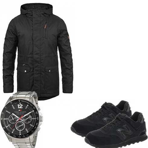 Blau Overall/Jacke Winter Parka !Solid kombinieren
