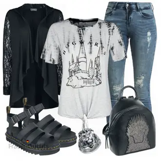 Outfit mit Blau Tasche Game of Thrones "Lieblingsfilm Outfit"