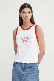 Bombaen top Pride bela barva