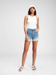 Denim Shorts 4 High Rise Grange Dip Dye Shorts - Women's