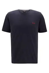 BOSS Herren T-Shirt Crew Neck Shirts Kurzarm Mix&Match T-Shirt R, Farbe:Blau, Größe:M, Artikel:-405 Dark Blue