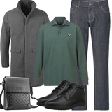 Wintermäntel Stoff Outfits image