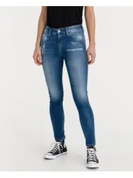 Blue Women's Skinny Fit Jeans Slandy - Women