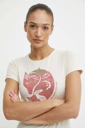 Bombana kratka majica Arctic Fox T-shirt enska, be barva, F89849