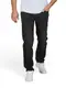 JACK & JONES Jeans Herren Stretch lang Straight Fit JJICLARK Jeanshose Hose Denim, Länge:32L, Farbe:Black (CB 137), Weite:32W