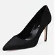 Schwarze Pumps aus Veloursleder