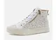 Weiße Low Sneaker aus Leder