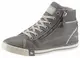 MUSTANG Sneaker High mit Reißverschluss grau / hellgrau