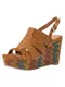 MARCO TOZZI Sandale cognac / mischfarben